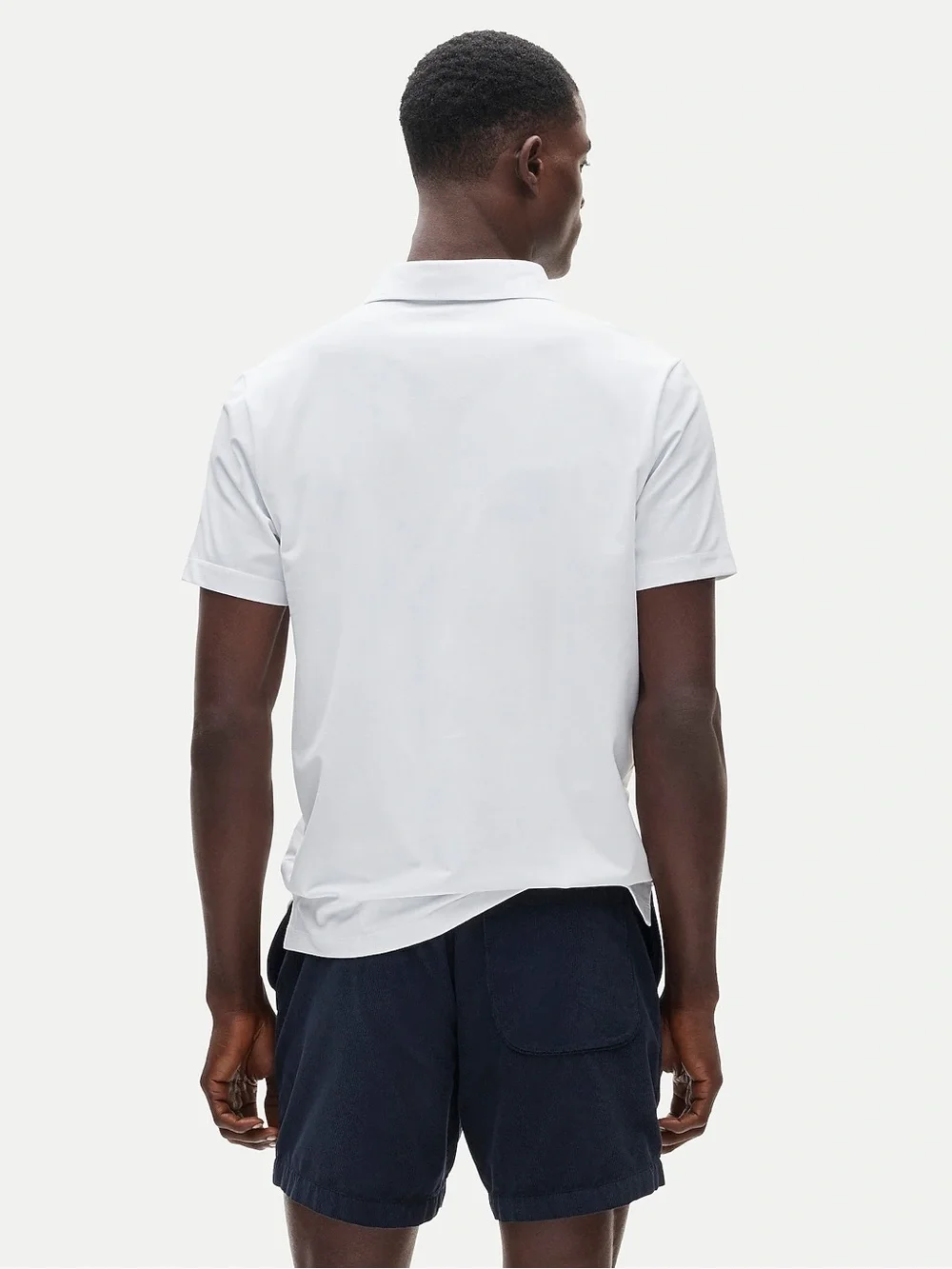 NWT J.Crew Flex Piqué Performance Polo Shirt Solid White Men’s XS